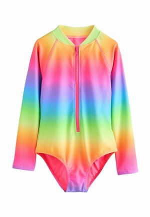REGULAR FIT - LONG SLEEVE - Peldkostīms - rainbow ombre