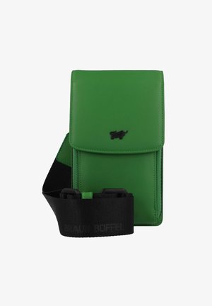 Braun Büffel Pochette pour téléphone - grün