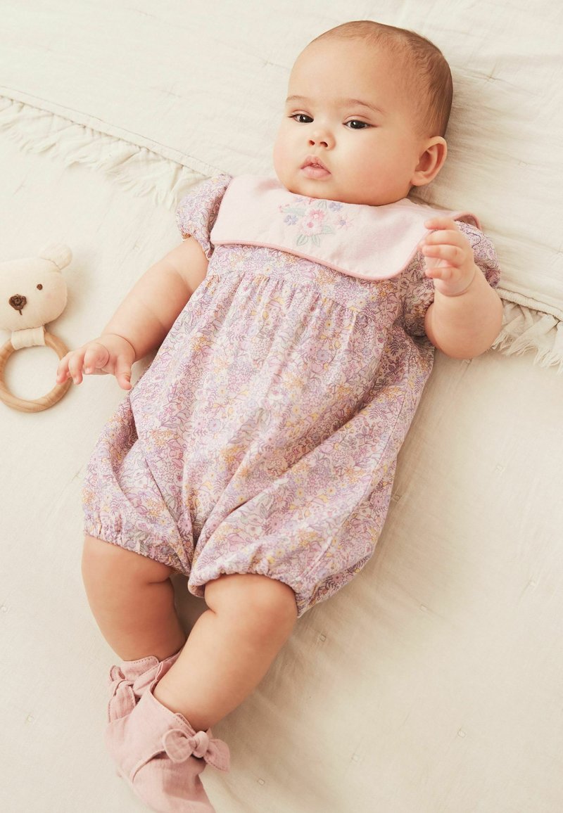 Next BABY ROMPER Jumpsuit pale pink floral/pink Zalando.de