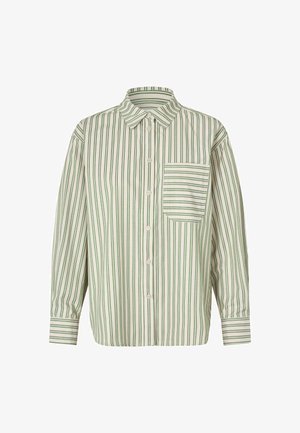 Modström, MILLEMD - Button-down blouse - medium green stripe