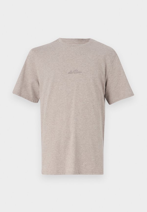 SCRIPT  - Basic T-shirt - dark sand melange2