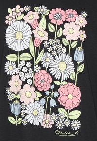 Monki T-shirt estampada - offblack
