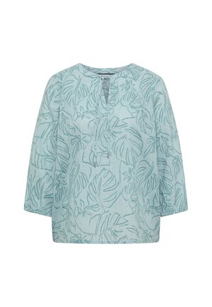 Cecil, 3/4-ARM TUNIKA MIT BLÄTTERPRINT - T-shirt à manches longues - crystal mint