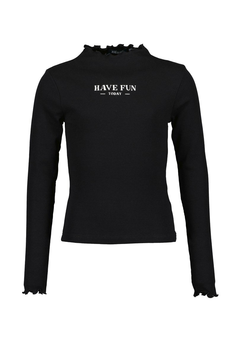 Blue Seven LANGARM MIT STEHKRAGEN - Langarmshirt -  schwarz