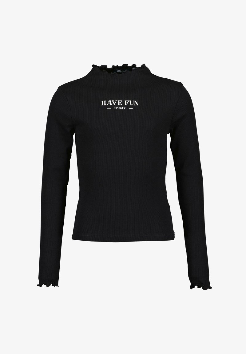 Blue Seven LANGARM MIT STEHKRAGEN - Langarmshirt - schwarz