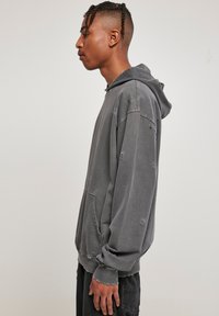 Urban Classics DISTRESSED  - Felpa con cappuccio - darkshadow