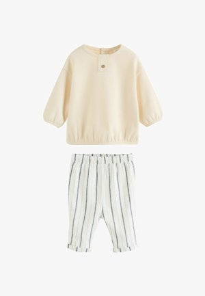 Next, REGULAR FIT - SET - Sweatshirt - neutral stripe