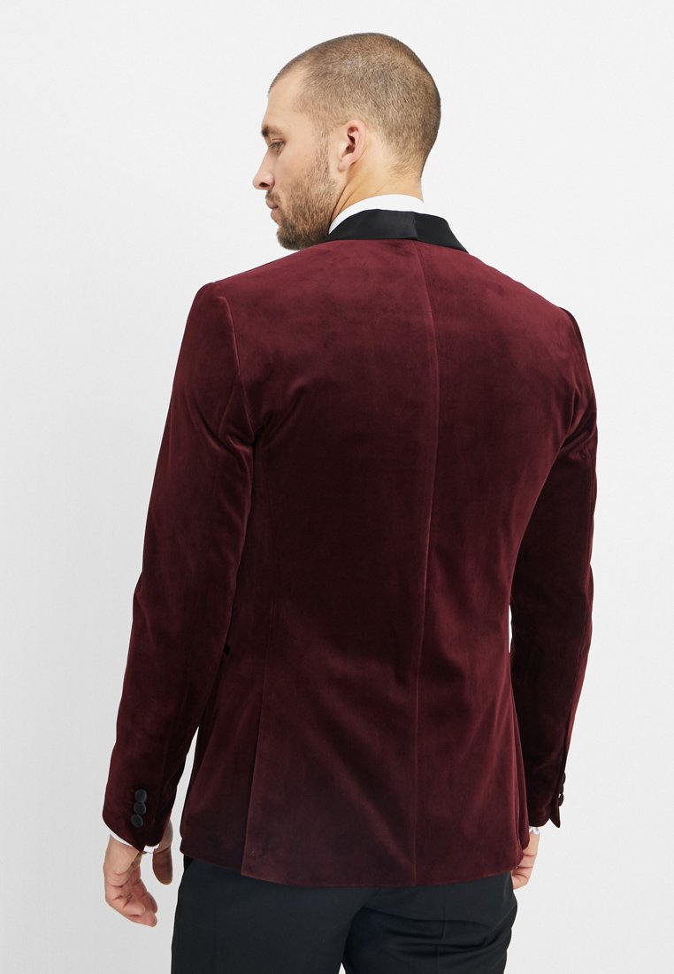Isaac Dewhirst FASHION PLAIN JACKET SLIM FIT Dressjakke Isaac Dewhirst FASHION PLAIN JACKET SLIM FIT - Dressjakke - bordeaux