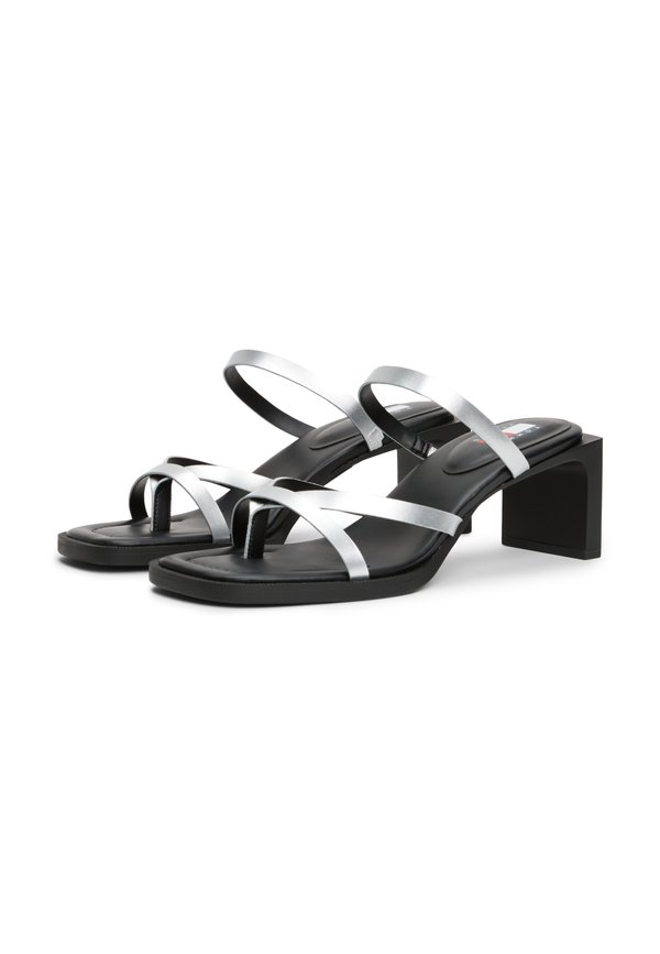 THE SOHO - T-bar sandals - silver2
