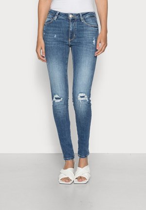 Jeans Skinny Fit - destroyed denim