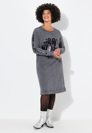 Day dress - charcoal gray