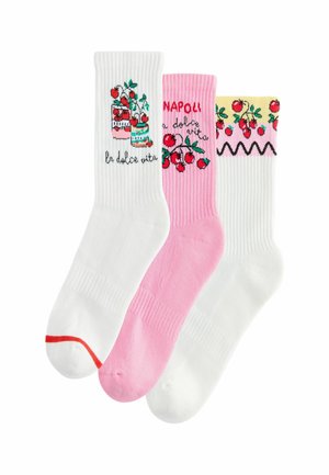 WITH ARCH SUPPORT 3 PACK  - Socks - la dolce vita tomato