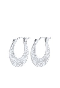 HOOPS USED LOOK - Oorbellen - silberfarben