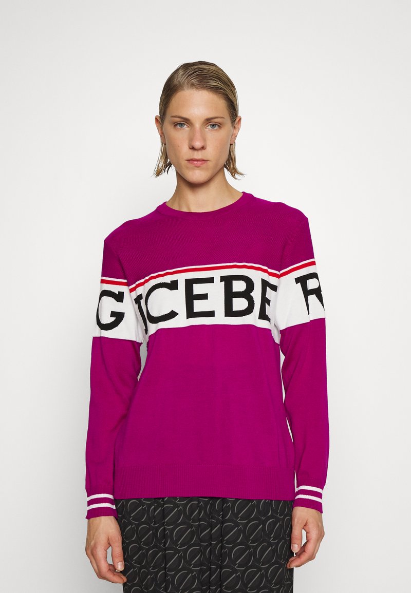 Iceberg MAGLIA GIROCOLLO Strickpullover fuxia/pink Zalando.at
