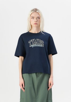 VARSITY GRAPHIC SHORT SLEEVE TEE - Tričko s potlačou - dark sapphire