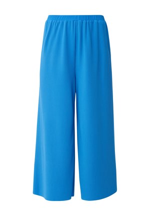 s.Oliver, MIT PLISSÉEFALTEN - Broek - royalblau
