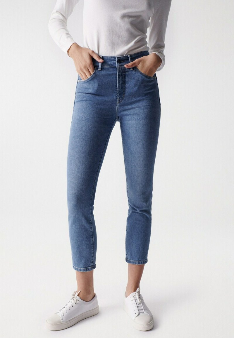 Salsa Jeans FAITH PUSH IN CROPPED SLIM Slim fit jeans Blue/blue