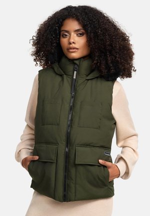 STEPP ZIMTHÄSCHEN XIV - Vest - dark olive