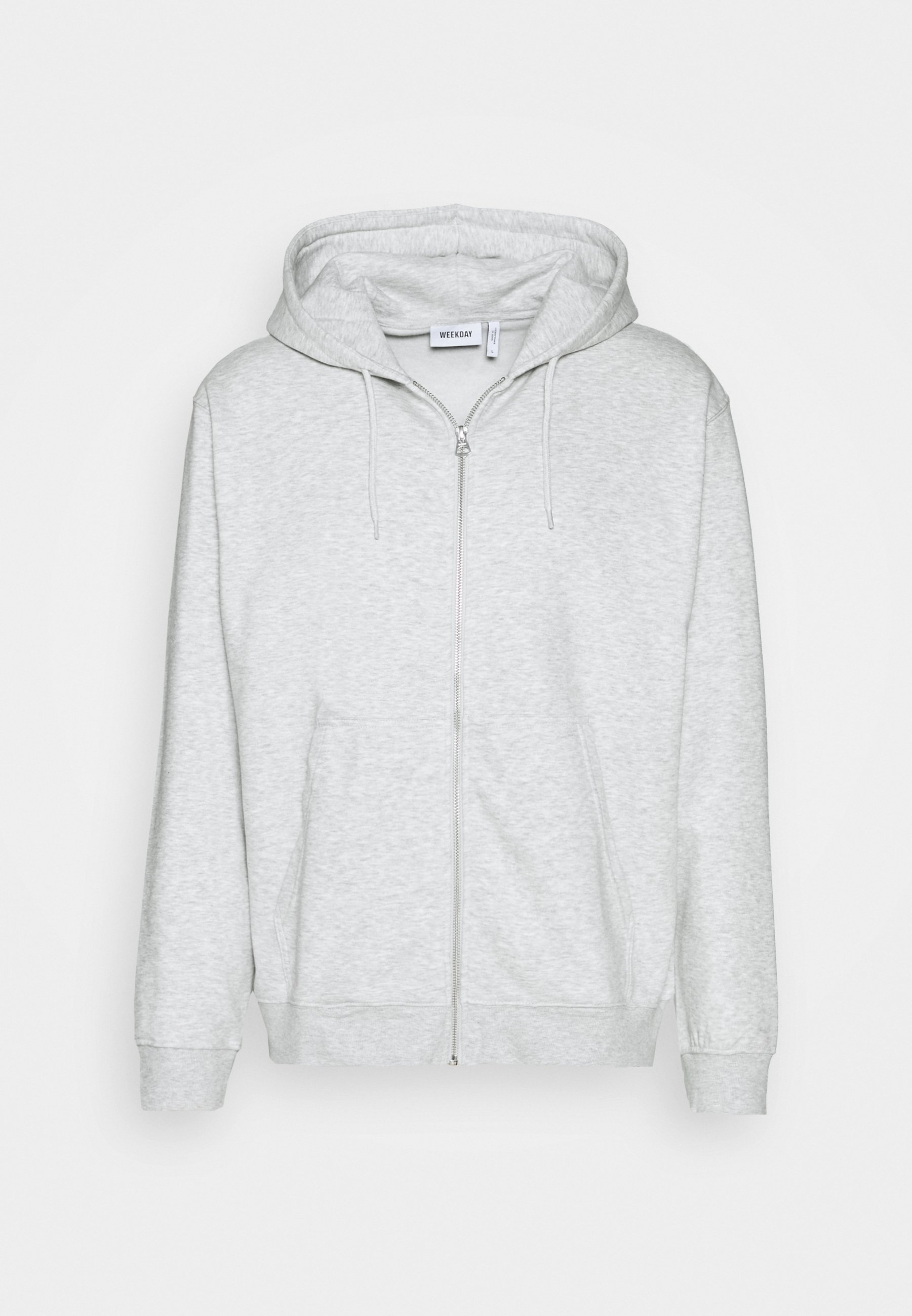STANDARD ZIP HOODIE Huvtröja med dragkedja light grey melange STANDARD ZIP HOODIE Huvtröja med dragkedja light grey melange