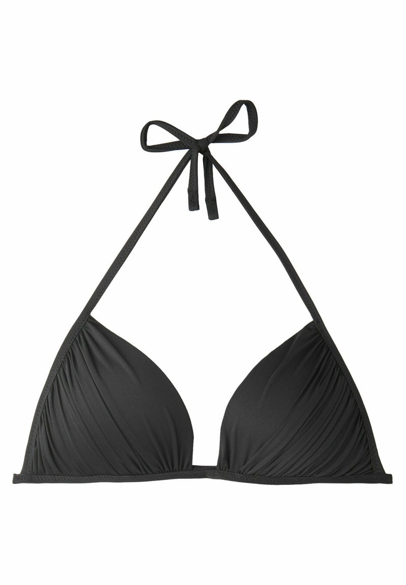 Tezenis TRIANGEL MIT RAFFUNG AUS RECYCELTER Bikini top black