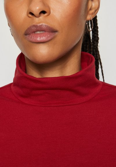 Urban Classics OFF SHOULDER GLITTER - Maglietta a manica lunga - black