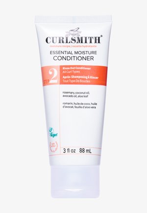 Tube de revitalisant Curlsmit Essential Moisture, 3 fl oz, étape 2 après-shampoing à rincer pour tous les types de boucles avec romarin, noix de coco, avocat, aloe.