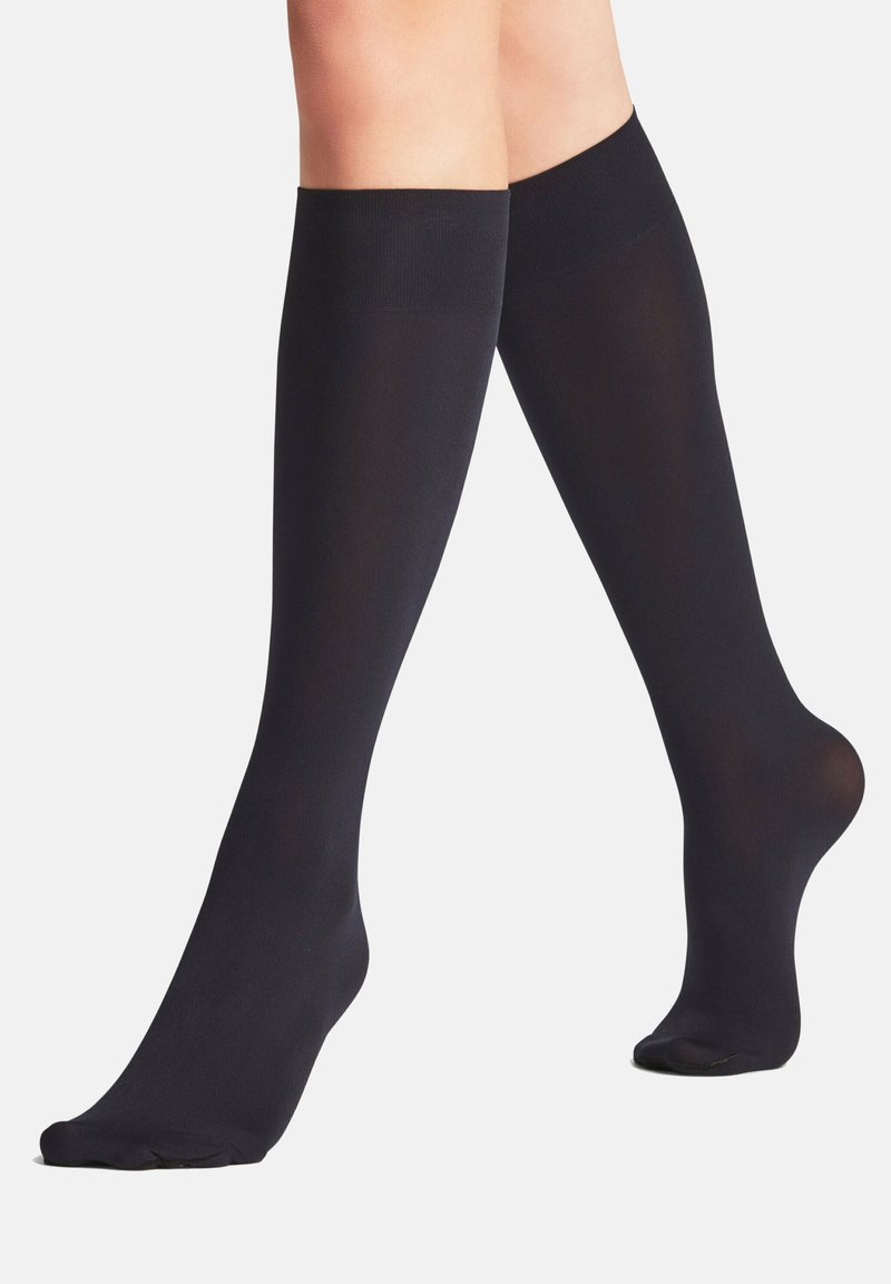 FALKE Seidenglatt 40 Denier semi-opaque - Socken - marine