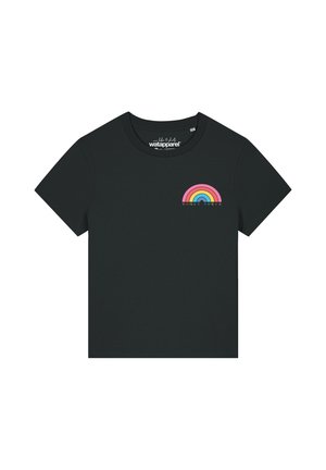 watapparel, WOMEN POWER - Print T-shirt - black