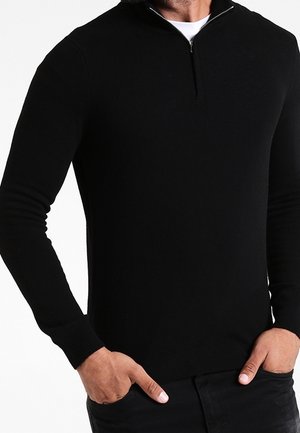 Strickpullover - black
