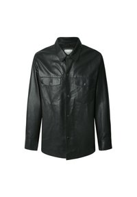 Pepe Jeans Kožnata jakna - black