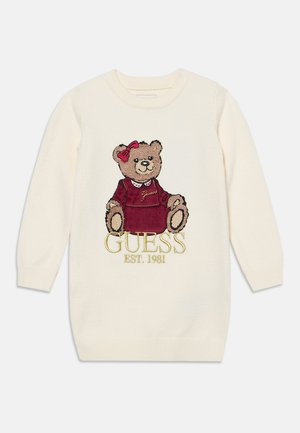 Guess, TODDLER KIDS SWEATER DRESS - Robe pull - cream white