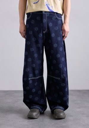 DART PANTS - Jean boyfriend - dark blue