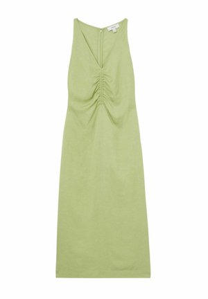 Reiss REGULAR FIT - PARI RUCHED SLEEVELESS MIDI  - Jurk - green