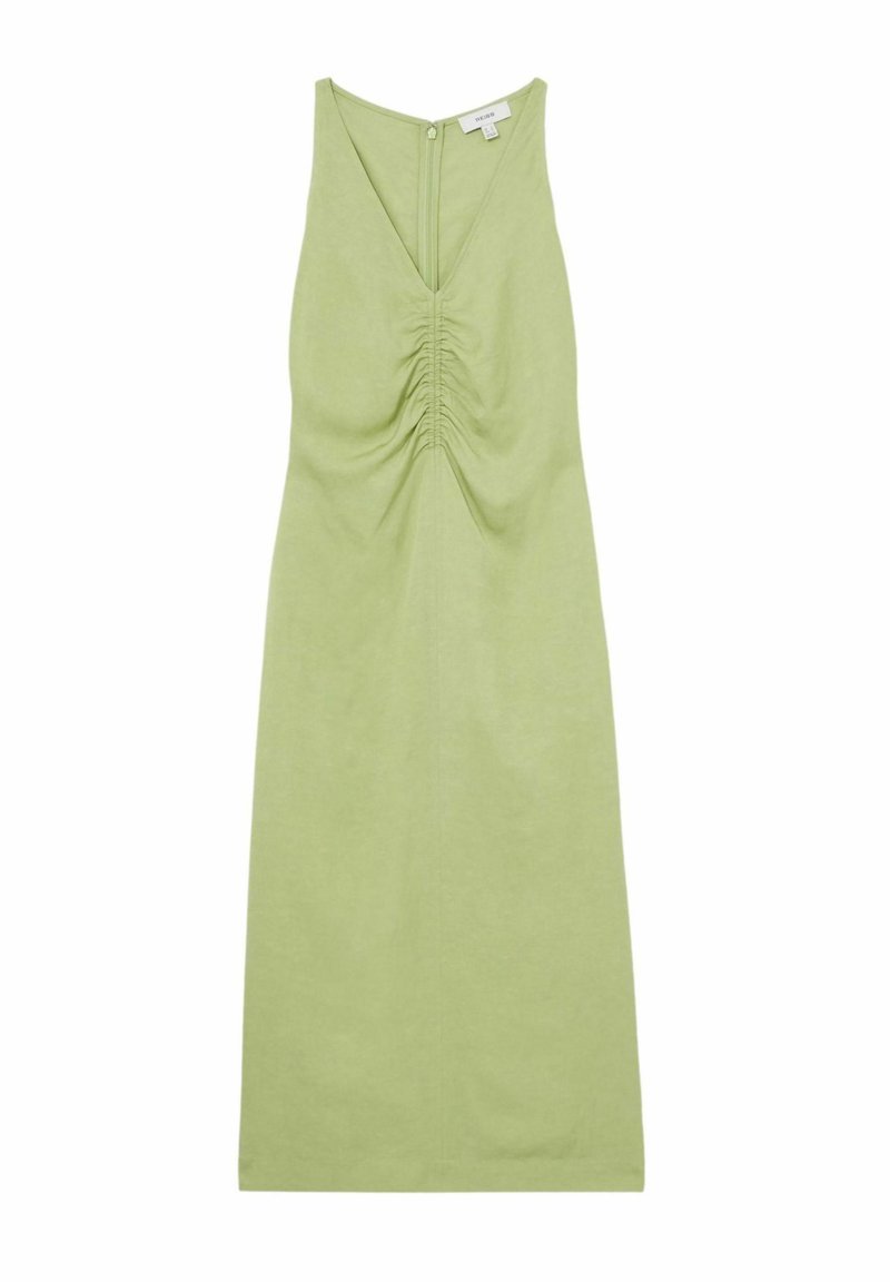 Reiss REGULAR FIT - PARI RUCHED SLEEVELESS MIDI  - Dnevna haljina - green