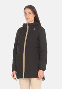 K-Way Piumino lungo - black