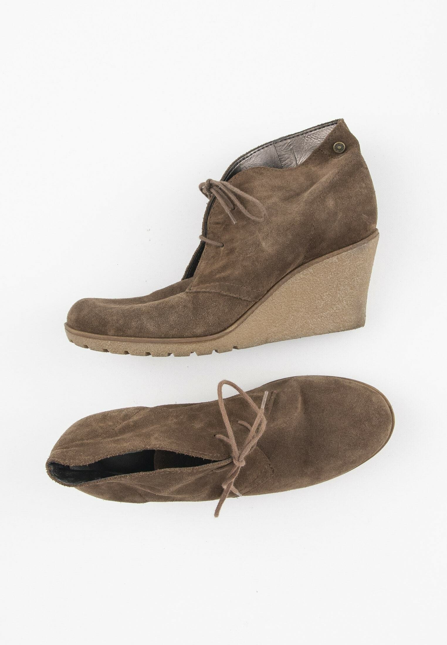 Esprit Enkellaarsjes met sleehak - brown/Bruin - Zalando.nl