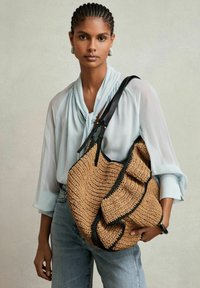 Reiss Bolso de mano - natural