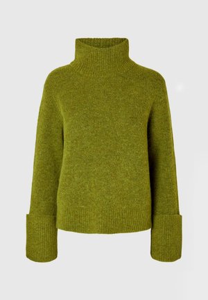 Selected Femme ROLLKRAGEN - Strikkegenser - cardamom seed