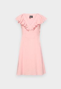 VMCAMMI CAP SLEEVE SHORT DRESS  - Päevakleit - peaches/cream