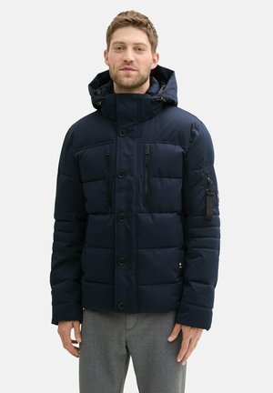TOM TAILOR PUFFER MIT ABNEHMBARER KAPUZE - Winter jacket - sky captain blue