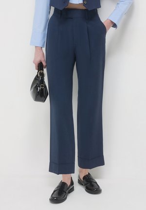 PANTALONE - Stoffhose - blu notte