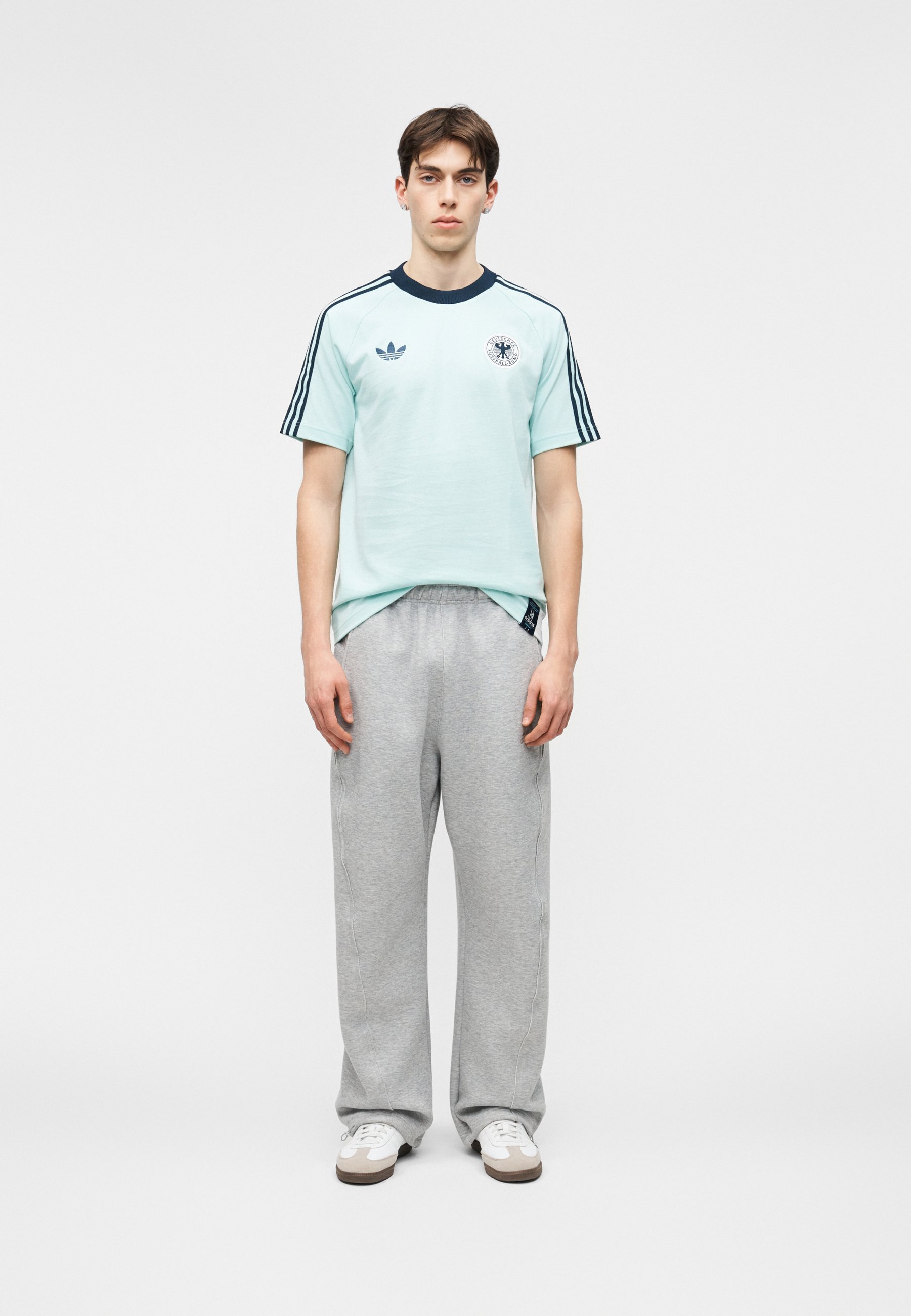 【希少】アディダス ドイツ代表 オリジナルス Tシャツ L セミフラッシュアクア adidas Originals GERMANY ORIGINALS - Sports T-shirt - semi flash