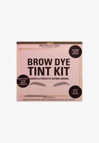 Makeup Revolution REVOLUTION BROW DYE TINT KIT BROWN - Eyebrow pencil - brown