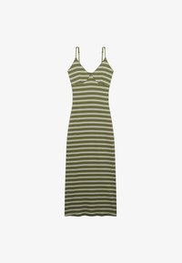 Sélectionné, trekking olive green stripe