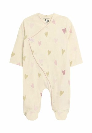 REGULAR FIT - FOOTED CROSS - Pijama de bebé - stone