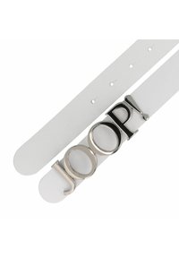 JOOP! Cinturón - white silver