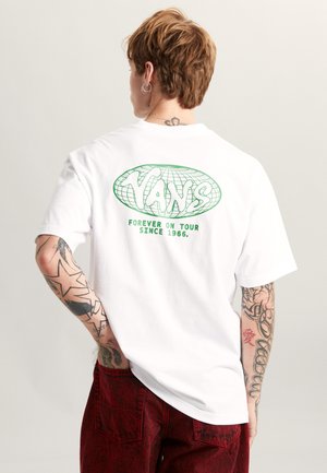 WORLD TOUR LOOSE - T-shirt con stampa - white