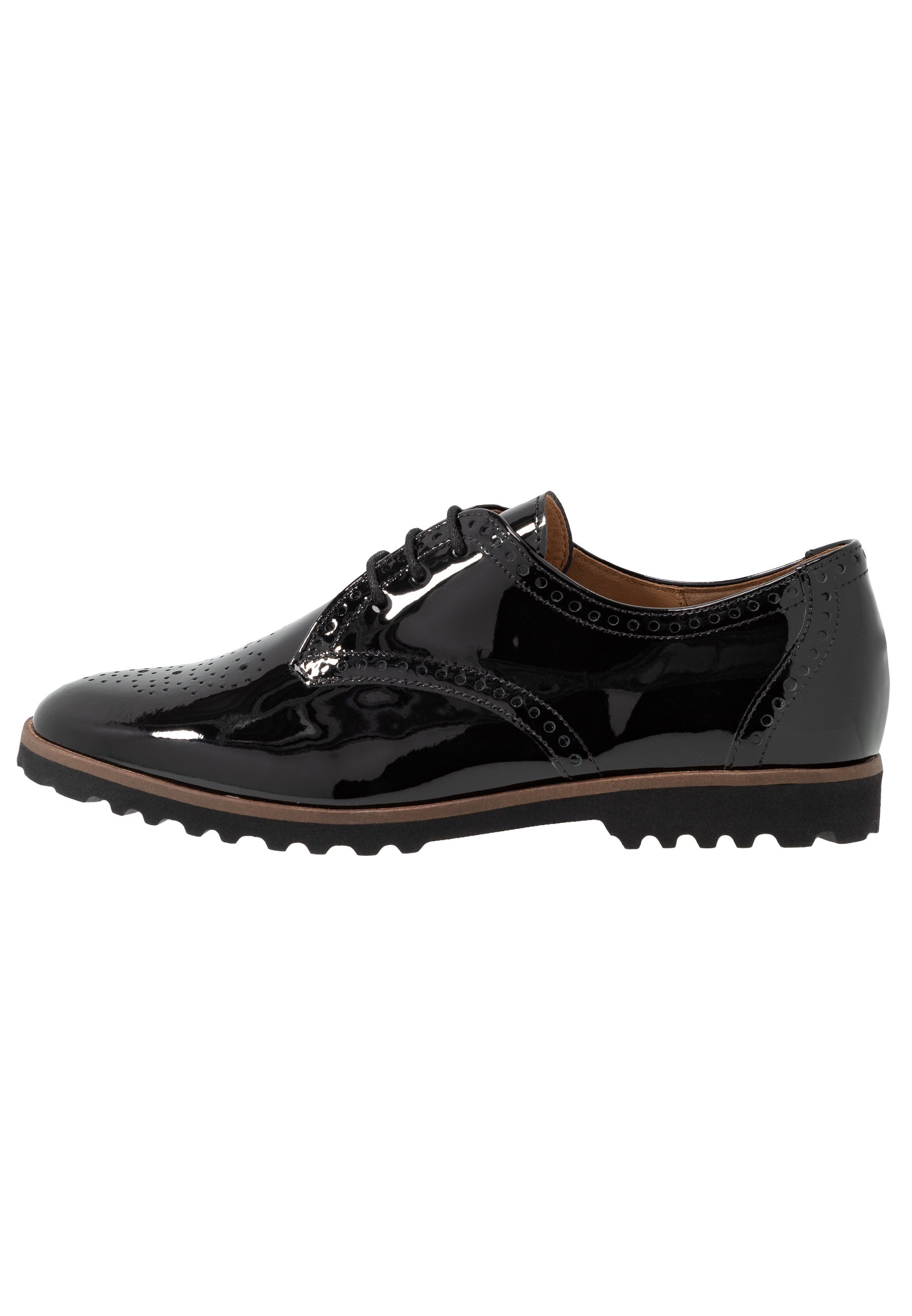 Gabor Snøresko schwarzcognac Zalando.no Gabor Snøresko schwarz Zalando.no