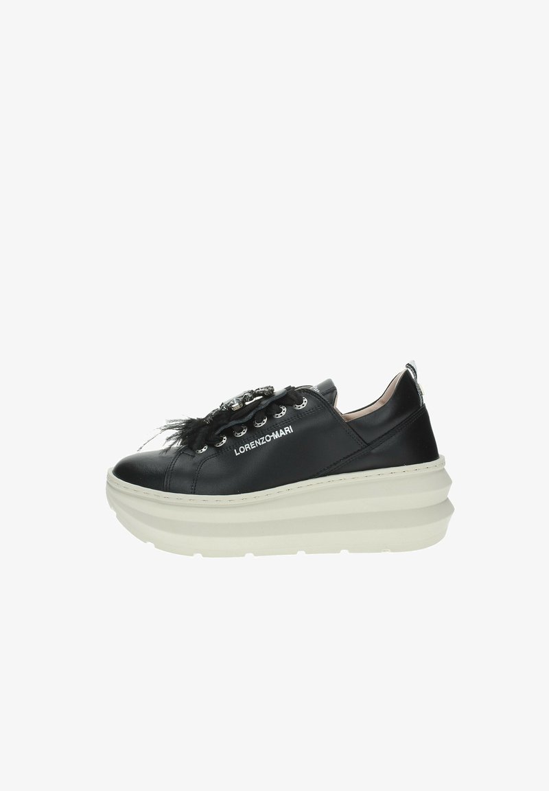 LORENZO-MARI FUME F DO CREMA - Sneakers basse - nero e bianco