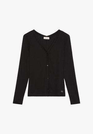 Calvin Klein Jeans, LABEL BUTTON - Langarmshirt - black